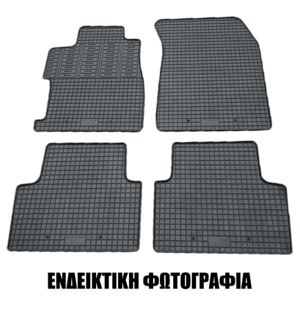 Cik ΜΑΡΚΕ ΠΑΤΑΚΙΑ ΣΕ ΣΚΑΦΗ ΛΑΣΤΙΧΟ ΓΙΑ MAZDA CX3 2015-2017+ / MAZDA 2 2015+ ΣΕ ΜΑΥΡΟ ΧΡΩΜΑ ΜΕ ΚΟΥΜΠΩΜΑΤΑ CIK - 4 ΤΕΜ.
