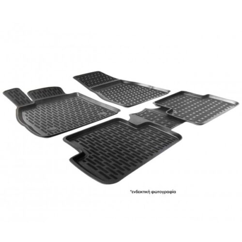 Perflex ΠΑΤΑΚΙΑ ΜΑΡΚΕ ΓΙΑ AUDI A1 5D 2010-2018 ΛΑΣΤΙΧΟ ΣΚΑΦΑΚΙΑ (ΜΑΥΡΟ) PERFLEX -4 ΤΕΜ.