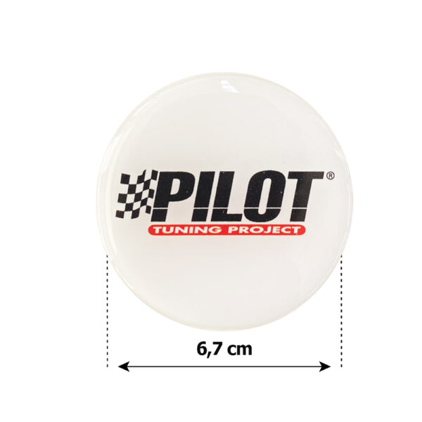 Race Axion PILOT ΑΥΤΟΚΟΛΛΗΤΑ ΖΑΝΤΩΝ 6,7 cm ΛΕΥΚΟ/ΜΑΥΡΟ/ΚΟΚΚΙΝΟ ΣΜΑΛΤΟΥ - 4 ΤΕΜ. - Image 2