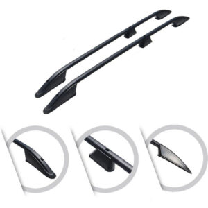 Omtec ΜΠΑΡΕΣ ΟΡΟΦΗΣ ΓΙΑ CITROEN BERLINGO/OPEL COMBO E /PEUGEOT PARTNER 19+ ΠΑΡΑΛΛΗΛΕΣ ΑΛΟΥΜΙΝΙΟΥ L2 ΜΑΥΡΕΣ OMTEC - 2 ΤΕΜ.