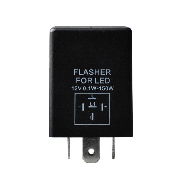 M-Tech LED FLASHER (ΦΛΑΣΙΕΡΑ) 5 ΕΠΑΦΩΝ (L+-) 30x30x30mm  M-TECH - 1ΤΕΜ.