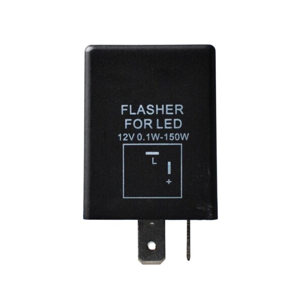 M-Tech LED FLASHER (ΦΛΑΣΙΕΡΑ) 2 ΕΠΑΦΩΝ (L+-) 30x30x30mm  M-TECH -1ΤΕΜ.