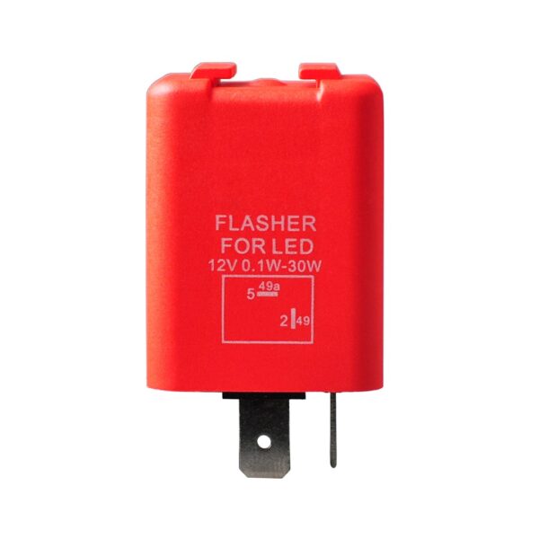M-Tech LED FLASHER (ΦΛΑΣΙΕΡΑ) 2 ΕΠΑΦΩΝ (L+-) 30x30x30mm M-TECH - 1ΤΕΜ.