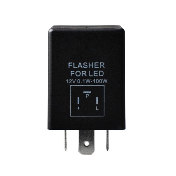 M-Tech LED FLASHER (ΦΛΑΣΙΕΡΑ) 3 ΕΠΑΦΩΝ (L+-) 30x30x30mm M-TECH - 1ΤΕΜ.