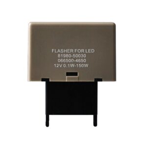 M-Tech LED FLASHER (ΦΛΑΣΙΕΡΑ) 8 ΕΠΑΦΩΝ (L+-) 40x30x27mm  M-TECH-  1ΤΕΜ.