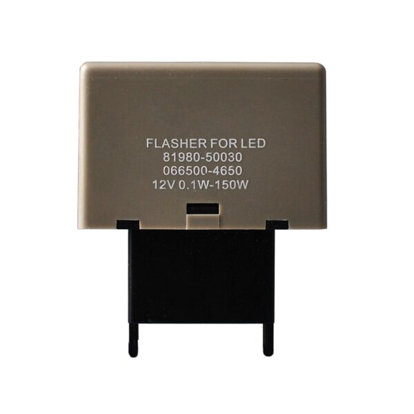 M-Tech LED FLASHER (ΦΛΑΣΙΕΡΑ) 8 ΕΠΑΦΩΝ (L+-) 40x30x27mm  M-TECH-  1ΤΕΜ.