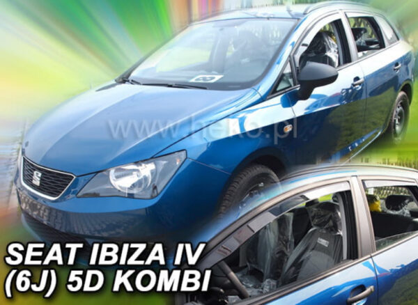 Heko ΑΝΕΜΟΘΡΑΥΣΤΕΣ ΓΙΑ SEAT IBIZA 5D 2008+ COMBI  ΣΕΤ ΑΥΤΟΚΙΝΗΤΟΥ ΑΠΟ ΕΥΚΑΜΠΤΟ ΦΙΜΕ ΠΛΑΣΤΙΚΟ HEKO - 4 ΤΕΜ.