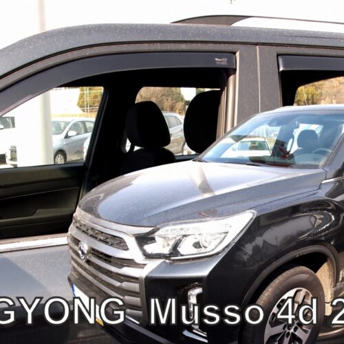 Heko ΑΝΕΜΟΘΡΑΥΣΤΕΣ ΓΙΑ SSANGYONG MUSSO 4D 2018+  ΣΕΤ ΑΥΤΟΚΙΝΗΤΟΥ ΑΠΟ ΕΥΚΑΜΠΤΟ ΦΙΜΕ ΠΛΑΣΤΙΚΟ HEKO – 4 ΤΕΜ.