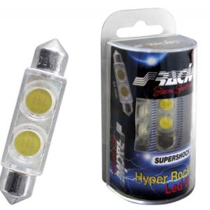 Simoni Racing ΛΑΜΠΑΚΙΑ ΠΛΑΦΟΝΙΕΡΑΣ 12V 10x44mm HYPER-MICROLED2 ΛΕΥΚΟ 2ΤΕΜ.