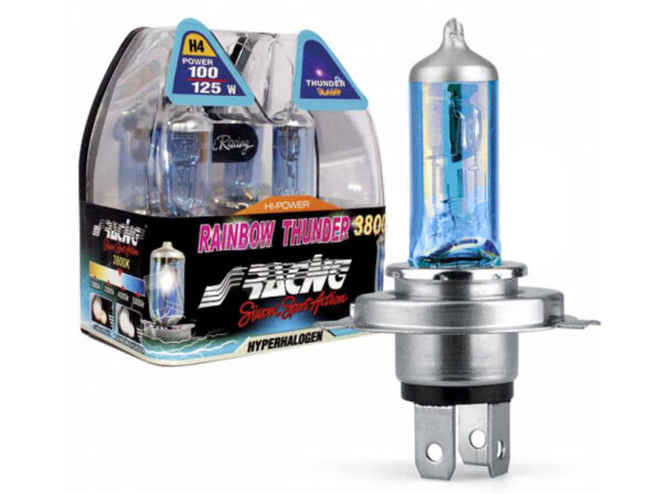 Simoni Racing H4 12V/60-55W-100/125 3.800K RAINBOW THUNDER SIMONI RACING - 2 ΤΕΜ.