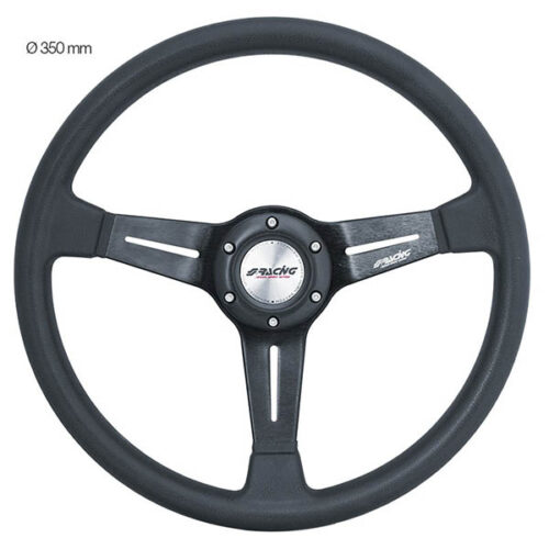 Simoni Racing ΤΙΜΟΝΙ SLAG ΜΑΥΡΟ 350mm