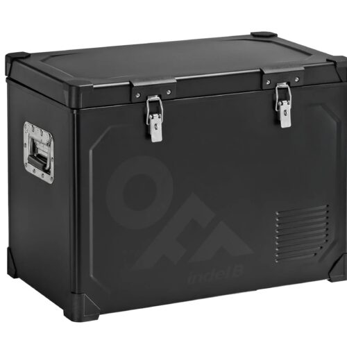 INDEL B ΨΥΓΕΙΟ TB46 STEEL BLACK ΜΕΤΑΛΛΙΚΟ 45L 12/24V 85W 488x682x405mm INDEL B – 1 TEM.
