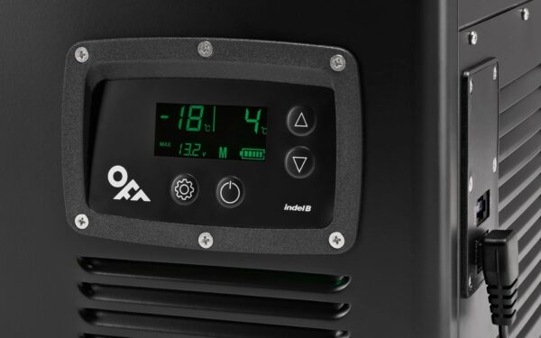 INDEL B ΨΥΓΕΙΟ TB65DD STEEL BLACK ΜΕΤΑΛΛΙΚΟ ΜΕ 2 ΘΑΛΑΜΟΥΣ 60L (36L+24L) 12/24V 85W 499x810x492mm  INDEL B - 1 TEM. - Image 3