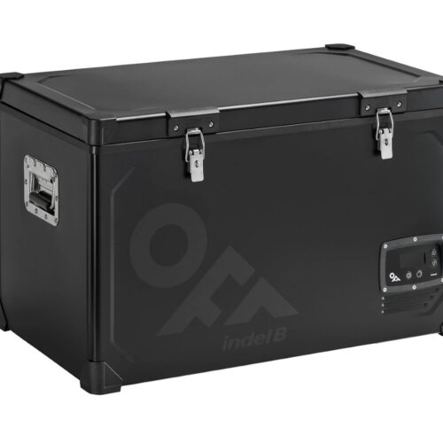 INDEL B ΨΥΓΕΙΟ TB74 STEEL BLACK ΜΕΤΑΛΛΙΚΟ 71L 12/24V 85W 499x810x492mm INDEL B – 1 TEM.