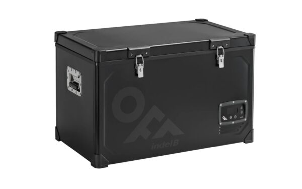 INDEL B ΨΥΓΕΙΟ TB74 STEEL BLACK ΜΕΤΑΛΛΙΚΟ 71L 12/24V 85W 499x810x492mm INDEL B - 1 TEM.