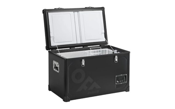 INDEL B ΨΥΓΕΙΟ TB74 STEEL BLACK ΜΕΤΑΛΛΙΚΟ 71L 12/24V 85W 499x810x492mm INDEL B - 1 TEM. - Image 2