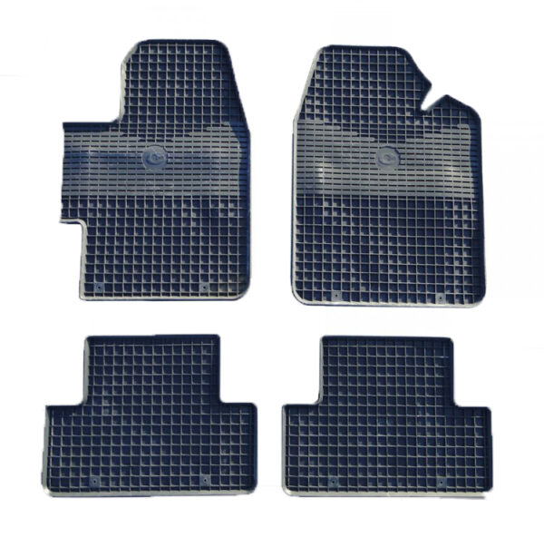 Cik ΜΑΡΚΕ ΠΑΤΑΚΙΑ ΣΕ ΣΚΑΦΗ ΛΑΣΤΙΧΟ ΓΙΑ KIA VENGA 2010-2019 / HYUNDAI i20 2010-2014 / HYUNDAI IX 20 2010-2020 ΣΕ ΜΑΥΡΟ ΧΡΩΜΑ ΜΕ ΚΟΥΜΠΩΜΑΤΑ CIK - 4 ΤΕΜ. - Image 2