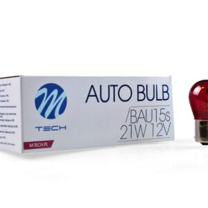 M-Tech BAU15s 12V 21W ΜΟΝΟΠΟΛΙΚΟ ΠΑΡΑΚΕΝΤΡΟ ΚΟΚΚΙΝΟ ΦΩΣ ΚΟΥΤΙ 10ΤΕΜ.