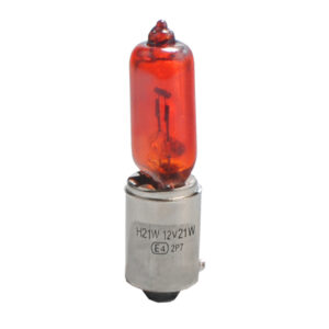 M-Tech HY21W 12V 21W BAW9s ΜΟΝΟΠΟΛΙΚΟ ΠΟΡΤΟΚΑΛΙ STANDARD ΑΛΟΓΟΝΟΥ ΚΟΥΤΙ 10ΤΕΜ.