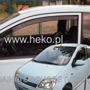 Heko ΑΝΕΜΟΘΡΑΥΣΤΕΣ ΓΙΑ DAIHATSU CUORE 6 3D L251 2003-2007 ΖΕΥΓΑΡΙ ΑΠΟ ΕΥΚΑΜΠΤΟ ΦΙΜΕ ΠΛΑΣΤΙΚΟ HEKO - 2 ΤΕΜ.