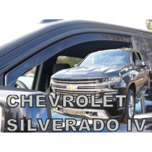 Heko ΑΝΕΜΟΘΡΑΥΣΤΕΣ ΓΙΑ CHEVROLET SILVERADO 4D 2019-2021 ΖΕΥΓΑΡΙ ΑΠΟ ΕΥΚΑΜΠΤΟ ΦΙΜΕ ΠΛΑΣΤΙΚΟ HEKO - 2 ΤΕΜ.