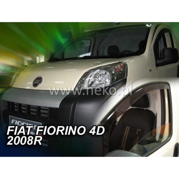 Heko ΑΝΕΜΟΘΡΑΥΣΤΕΣ ΓΙΑ FIAT FIORINO / QUBO 4D/5D 2008-2020 / PEUGEOT BIPPER / CITROEN NEMO ΖΕΥΓΑΡΙ VAN ΑΠΟ ΕΥΚΑΜΠΤΟ ΦΙΜΕ ΠΛΑΣΤΙΚΟ HEKO - 2 ΤΕΜ. - Image 2