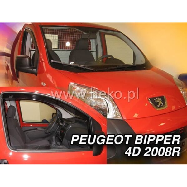 Heko ΑΝΕΜΟΘΡΑΥΣΤΕΣ ΓΙΑ FIAT FIORINO / QUBO 4D/5D 2008-2020 / PEUGEOT BIPPER / CITROEN NEMO ΖΕΥΓΑΡΙ VAN ΑΠΟ ΕΥΚΑΜΠΤΟ ΦΙΜΕ ΠΛΑΣΤΙΚΟ HEKO - 2 ΤΕΜ. - Image 3