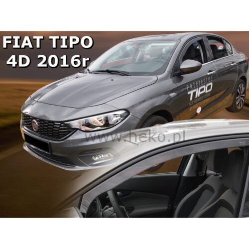 Heko ΑΝΕΜΟΘΡΑΥΣΤΕΣ ΓΙΑ FIAT TIPO 4D/5D SEDAN HTB WAGON 2016-2020 ΖΕΥΓΑΡΙ ΑΠΟ ΕΥΚΑΜΠΤΟ ΦΙΜΕ ΠΛΑΣΤΙΚΟ HEKO – 2 ΤΕΜ.