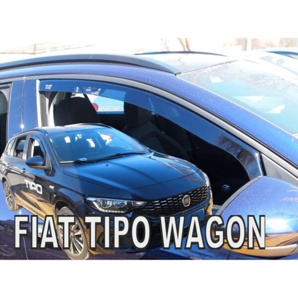 Heko ΑΝΕΜΟΘΡΑΥΣΤΕΣ ΓΙΑ FIAT TIPO 4D/5D SEDAN HTB WAGON 2016-2020 ΖΕΥΓΑΡΙ ΑΠΟ ΕΥΚΑΜΠΤΟ ΦΙΜΕ ΠΛΑΣΤΙΚΟ HEKO - 2 ΤΕΜ. - Image 2
