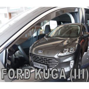 Heko ΑΝΕΜΟΘΡΑΥΣΤΕΣ ΓΙΑ FORD KUGA 5D 2019+ ΖΕΥΓΑΡΙ ΑΠΟ ΕΥΚΑΜΠΤΟ ΦΙΜΕ ΠΛΑΣΤΙΚΟ HEKO - 2 ΤΕΜ.