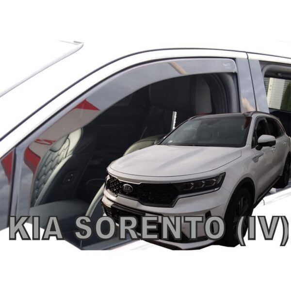 Heko ΑΝΕΜΟΘΡΑΥΣΤΕΣ ΓΙΑ KIA SORENTO 5D 2020+ ΖΕΥΓΑΡΙ ΑΥΤΟΚΙΝΗΤΟΥ ΑΠΟ ΕΥΚΑΜΠΤΟ ΦΙΜΕ ΠΛΑΣΤΙΚΟ HEKO - 2 ΤΕΜ.
