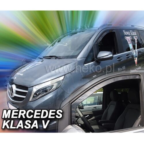 Heko ΑΝΕΜΟΘΡΑΥΣΤΕΣ ΓΙΑ MERCEDES VITO KLAS V W447 2014+ ΖΕΥΓΑΡΙ ΑΠΟ ΕΥΚΑΜΠΤΟ ΦΙΜΕ ΠΛΑΣΤΙΚΟ HEKO – 2 ΤΕΜ.