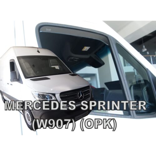 Heko ΑΝΕΜΟΘΡΑΥΣΤΕΣ ΓΙΑ MERCEDES SPRINTER W907 2D 2018+ ΚΟΝΤΟ ΖΕΥΓΑΡΙ VAN ΑΠΟ ΕΥΚΑΜΠΤΟ ΦΙΜΕ ΠΛΑΣΤΙΚΟ HEKO – 2 ΤΕΜ.