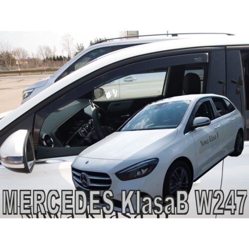 Heko ΑΝΕΜΟΘΡΑΥΣΤΕΣ ΓΙΑ MERCEDES B-KLAS W247 5D 2019+ ΖΕΥΓΑΡΙ ΑΠΟ ΕΥΚΑΜΠΤΟ ΦΙΜΕ ΠΛΑΣΤΙΚΟ HEKO – 2 ΤΕΜ.