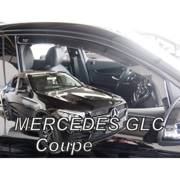 Heko ΑΝΕΜΟΘΡΑΥΣΤΕΣ ΓΙΑ MERCEDES GLC COUPE C253 5D 2017+ ΖΕΥΓΑΡΙ ΑΠΟ ΕΥΚΑΜΠΤΟ ΦΙΜΕ ΠΛΑΣΤΙΚΟ HEKO - 2 ΤΕΜ.
