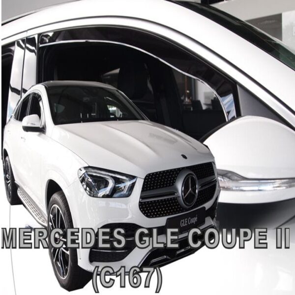 Heko ΑΝΕΜΟΘΡΑΥΣΤΕΣ ΓΙΑ MERCEDES GLE COUPE C167 5D 2019+ - ΖΕΥΓΡΙ ΖΕΥΓΑΡΙ ΑΠΟ ΕΥΚΑΜΠΤΟ ΦΙΜΕ ΠΛΑΣΤΙΚΟ HEKO - 2 ΤΕΜ.