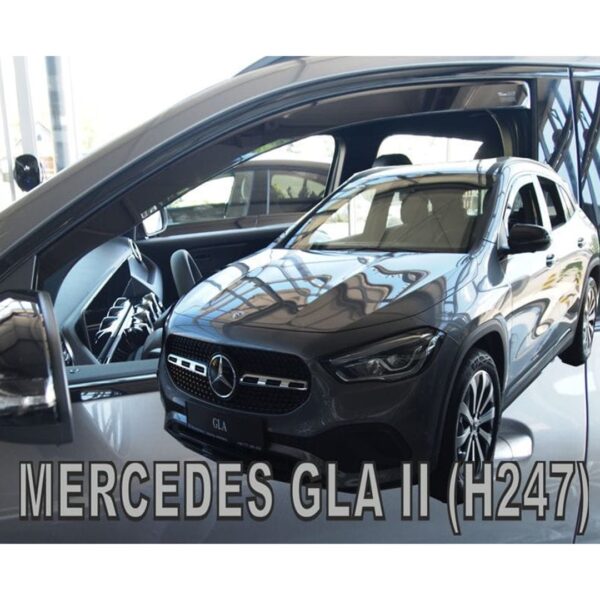 Heko ΑΝΕΜΟΘΡΑΥΣΤΕΣ ΓΙΑ MERCEDES GLA H247 5D 2020+ ΖΕΥΓΑΡΙ ΑΠΟ ΕΥΚΑΜΠΤΟ ΦΙΜΕ ΠΛΑΣΤΙΚΟ HEKO - 2 ΤΕΜ.