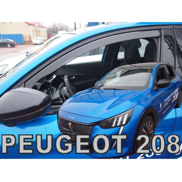 Heko ΑΝΕΜΟΘΡΑΥΣΤΕΣ ΓΙΑ OPEL CORSA F 5D 2019+ / PEUGEOT 208 5D 2019+ ΖΕΥΓΑΡΙ ΑΠΟ ΕΥΚΑΜΠΤΟ ΦΙΜΕ ΠΛΑΣΤΙΚΟ HEKO - 2 ΤΕΜ. - Image 2