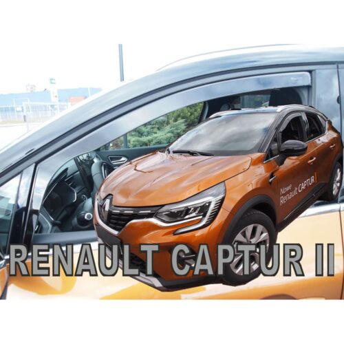 Heko ΑΝΕΜΟΘΡΑΥΣΤΕΣ ΓΙΑ RENAULT CAPTUR 5D 2019+ ΖΕΥΓΑΡΙ ΑΠΟ ΕΥΚΑΜΠΤΟ ΦΙΜΕ ΠΛΑΣΤΙΚΟ HEKO – 2 ΤΕΜ.