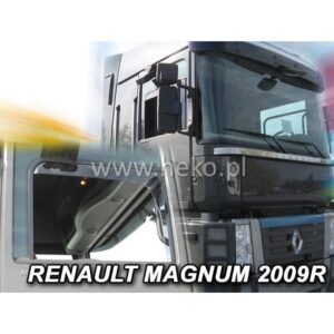 Heko ΑΝΕΜΟΘΡΑΥΣΤΕΣ ΓΙΑ RENAULT MAGNUM - MAGNUM 2 ΜΕ ΦΙΝΙΣΤΡΙΝΙ 2009+ ΖΕΥΓΑΡΙ ΑΠΟ ΕΥΚΑΜΠΤΟ ΦΙΜΕ ΠΛΑΣΤΙΚΟ HEKO - 2 ΤΕΜ.