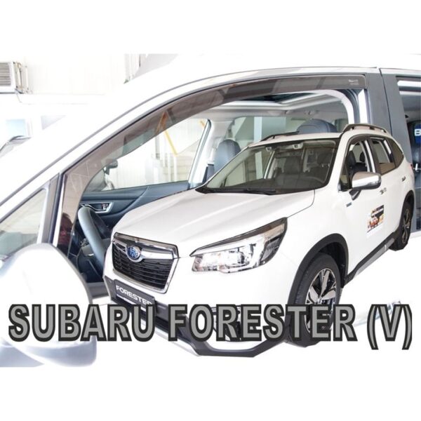 Heko ΑΝΕΜΟΘΡΑΥΣΤΕΣ ΓΙΑ SUBARU FORESTER 5D 2019+ ΖΕΥΓΑΡΙ ΑΠΟ ΕΥΚΑΜΠΤΟ ΦΙΜΕ ΠΛΑΣΤΙΚΟ HEKO - 2 ΤΕΜ.