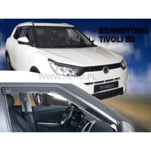 Heko ΑΝΕΜΟΘΡΑΥΣΤΕΣ ΓΙΑ SSANGYONG TIVOLI / XLV 5D 2015+ ΖΕΥΓΑΡΙ ΑΠΟ ΕΥΚΑΜΠΤΟ ΦΙΜΕ ΠΛΑΣΤΙΚΟ HEKO - 2 ΤΕΜ.