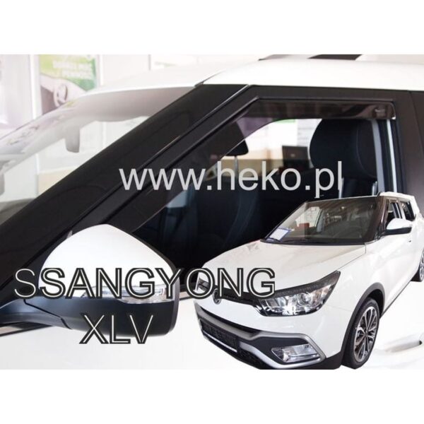 Heko ΑΝΕΜΟΘΡΑΥΣΤΕΣ ΓΙΑ SSANGYONG TIVOLI / XLV 5D 2015+ ΖΕΥΓΑΡΙ ΑΠΟ ΕΥΚΑΜΠΤΟ ΦΙΜΕ ΠΛΑΣΤΙΚΟ HEKO - 2 ΤΕΜ. - Image 2