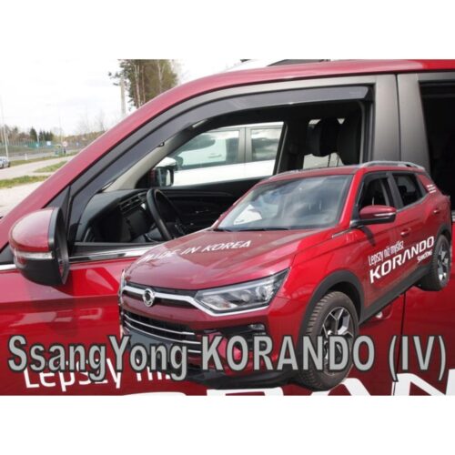 Heko ΑΝΕΜΟΘΡΑΥΣΤΕΣ ΓΙΑ SSANGYONG KORANDO 5D 2019+ ΖΕΥΓΑΡΙ ΑΠΟ ΕΥΚΑΜΠΤΟ ΦΙΜΕ ΠΛΑΣΤΙΚΟ HEKO – 2 ΤΕΜ.