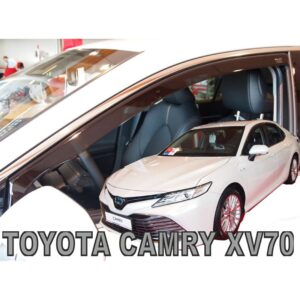 Heko ΑΝΕΜΟΘΡΑΥΣΤΕΣ ΓΙΑ TOYOTA CAMRY XV70 4D 2018+ ΖΕΥΓΑΡΙ ΑΠΟ ΕΥΚΑΜΠΤΟ ΦΙΜΕ ΠΛΑΣΤΙΚΟ HEKO - 2 ΤΕΜ.