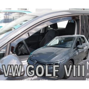 Heko ΑΝΕΜΟΘΡΑΥΣΤΕΣ ΓΙΑ VW GOLF 8 5D 2020+ ΖΕΥΓΑΡΙ ΑΠΟ ΕΥΚΑΜΠΤΟ ΦΙΜΕ ΠΛΑΣΤΙΚΟ HEKO - 2 ΤΕΜ.