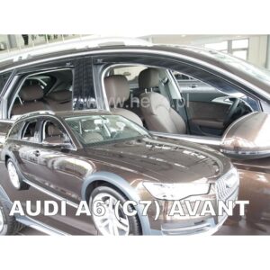 Heko ΑΝΕΜΟΘΡΑΥΣΤΕΣ ΓΙΑ AUDI A6 5D 2011-2018 ΣΕΤ ΑΥΤΟΚΙΝΗΤΟΥ ΑΠΟ ΕΥΚΑΜΠΤΟ ΦΙΜΕ ΠΛΑΣΤΙΚΟ HEKO - 4 ΤΕΜ.