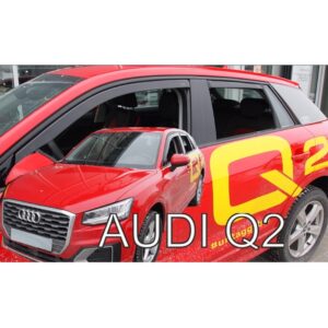Heko ΑΝΕΜΟΘΡΑΥΣΤΕΣ ΓΙΑ AUDI Q2 5D 2016+ ΣΕΤ ΑΥΤΟΚΙΝΗΤΟΥ ΑΠΟ ΕΥΚΑΜΠΤΟ ΦΙΜΕ ΠΛΑΣΤΙΚΟ HEKO - 4 ΤΕΜ.