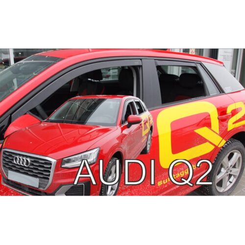 Heko ΑΝΕΜΟΘΡΑΥΣΤΕΣ ΓΙΑ AUDI Q2 5D 2016+ ΣΕΤ ΑΥΤΟΚΙΝΗΤΟΥ ΑΠΟ ΕΥΚΑΜΠΤΟ ΦΙΜΕ ΠΛΑΣΤΙΚΟ HEKO – 4 ΤΕΜ.
