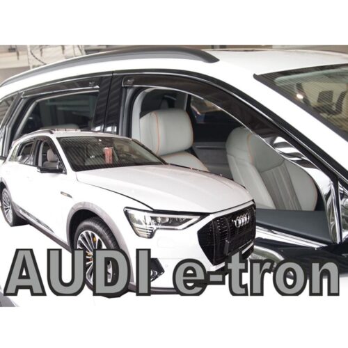Heko ΑΝΕΜΟΘΡΑΥΣΤΕΣ ΓΙΑ AUDI E-TRON 5D 2018+ ΣΕΤ ΑΥΤΟΚΙΝΗΤΟΥ ΑΠΟ ΕΥΚΑΜΠΤΟ ΦΙΜΕ ΠΛΑΣΤΙΚΟ HEKO – 4 ΤΕΜ.
